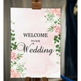 thumbnail image 2 of Darling Souvenir MADE WITH LOVE Pink Rose ThemeLargeWelcomeSign, Decorative PosterWelcomeTo Our Wedding Poster For Easel Wedding Collection- 18x12, 2 of 5