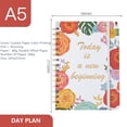 thumbnail image 3 of A5 Weekly and Monthly Planner Notebook 186 Pages Hardcover Coil Bound with Monthly Tabs and Inner Pocket, 3 of 3