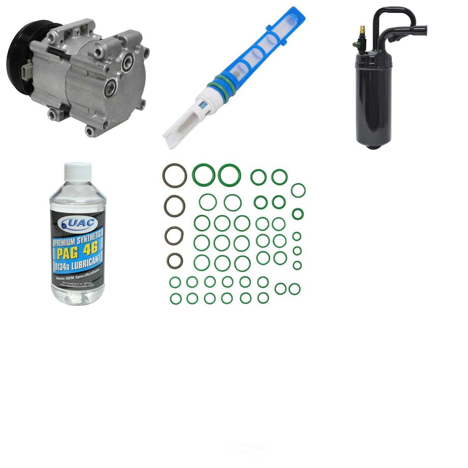 A/C Compressor and Component Kit -- Compressor Replacement Kit Fits select: 2000-2001 FORD RANGER, 1998-1999 FORD RANGER SUPER CAB