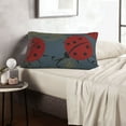 thumbnail image 6 of Goofa Ladybug Pattern Pillow Case – Plush & Soft Cushion Cover, Hypoallergenic Throw Pillow Case for Comfortable Sleep with Envelope Closure-14"x20", 6 of 6