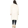thumbnail image 4 of Women's Casual Plus Size Long Body Duster Cardigan with Pockets Made in USA, 4 of 5