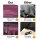 thumbnail image 4 of Riñonera organizadora Kenally de nailon para mujer color violeta, 4 of 6