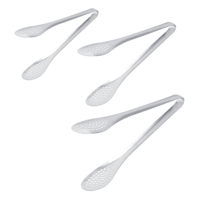 Pince à Nourriture Multifonction en Acier Inoxydable 3pcs Servant Pince à Nourriture Design Élevé