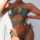 thumbnail image 2 of Moda mujer estampado Sexy Bikini push-up acolchado traje de baño traje de baño conjunto de ropa de playa Fridja  nalpqowj51662, 2 of 6
