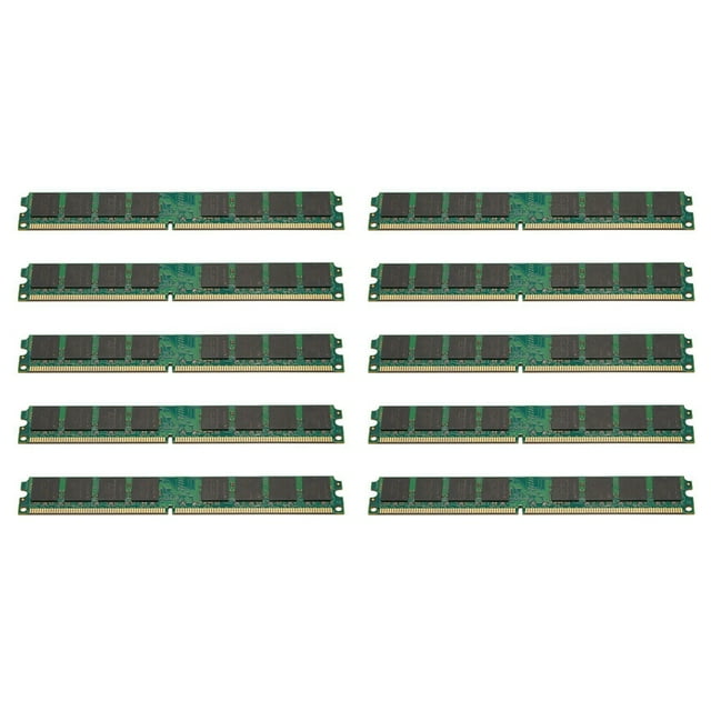 10X Memoria RAM DDR2 de 2GB 1.8V 800Mhz PC2 6400 PC Ram Memoria para Computadora de Escritorio Memoria DIMM 240Pins