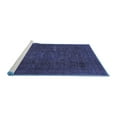 thumbnail image 2 of Ahgly Company Machine Washable Indoor Rectangle Abstract Blue Modern Area Rugs, 7' x 10', 2 of 4
