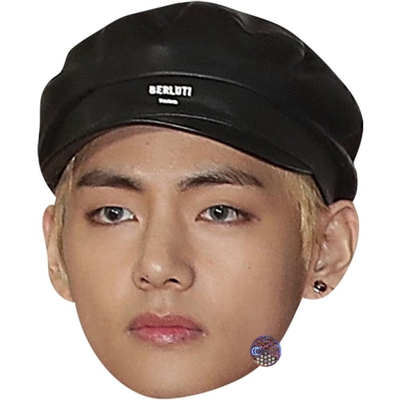 V Celebrity Mask, Flat Card Face, Fancy Dress Mask