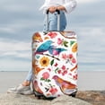 thumbnail image 3 of Lsque Flowers Birds And Butterflies Printed Luggage Cover, Travel Luggage Protector,Scratch and Dirt Resistant, Fits 18-32 Inch Luggage - X-Large, 3 of 9