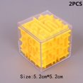 thumbnail image 1 of TOBEFU cubo mágico de laberinto 3D, rompecabezas transparente de seis lados, Cubo de velocidad, juego de Bola rodante, juguetes educativos para niños Fivean unisex, 1 of 2