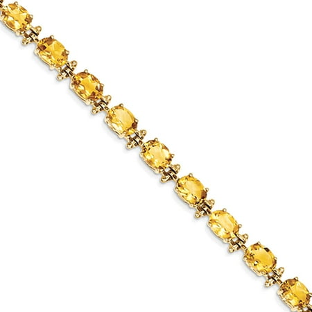 14k Citrine Bracelet