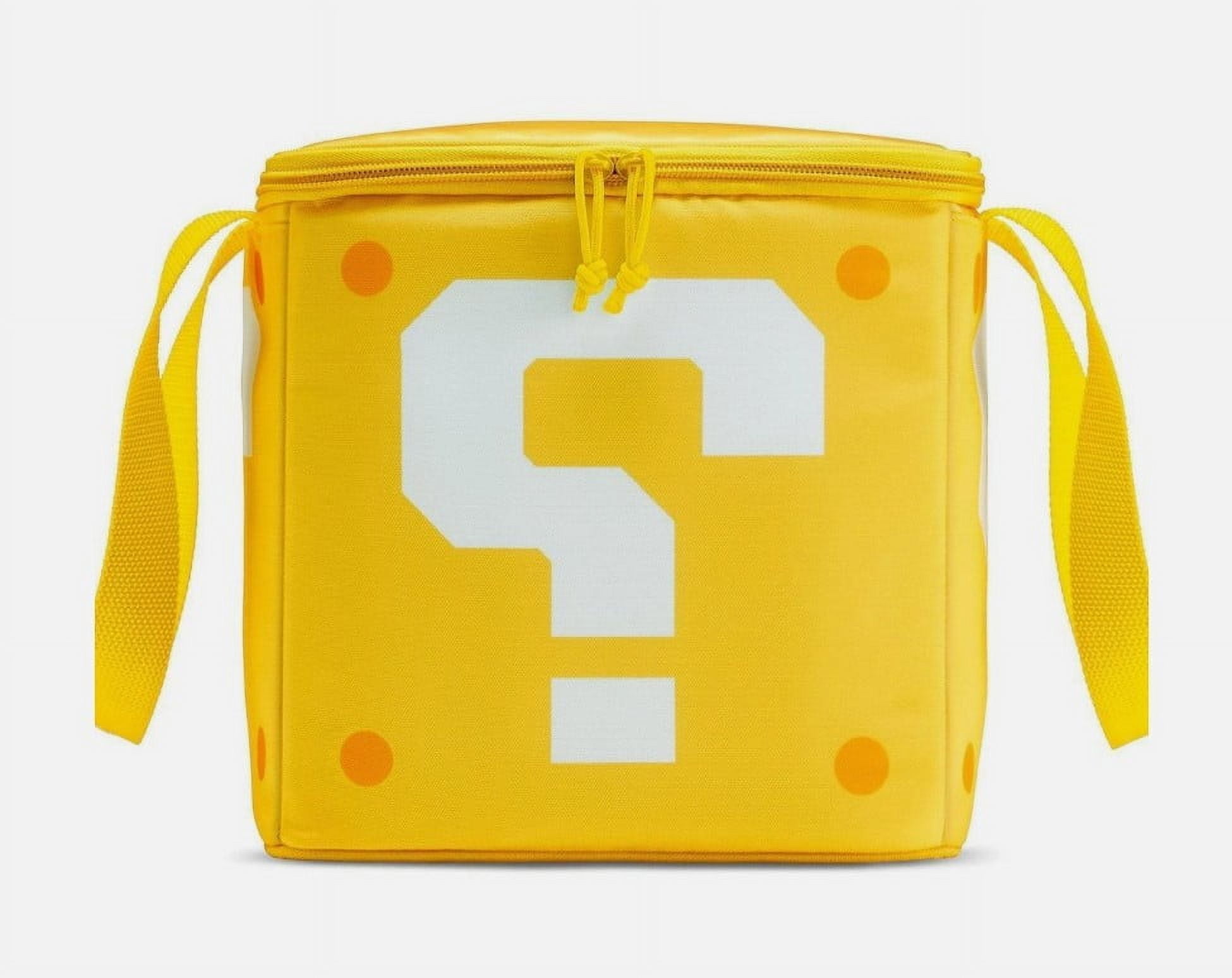 Question Mark Block Lunch Bag Food Thermal Box Waterproof Cooler Lunchbox Insulated Size 8"x8"8"