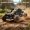 thumbnail image 3 of 36V Ride on Car for Big Kids Aged 6+, SHINPT Electric Ride on Car with 2x250W Motor, Powered Ride on Toys with Rear Wheel Spring Suspension, Bluetooth, Music, Kids Electric Vehicle for Gift, 3 of 9