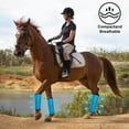 thumbnail image 5 of 4Pcs Fly Boots for Horses, Breathable Plastic Mesh Design, Horse Supplies for Reduce Stomping, Hoof Damage & Leg Fatigue (Water Blue), 5 of 7