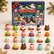 uGJHIO Mini Squishies Christmas Squishies Advent Calendar for Adult 24 Days of Surprises Box Stress Relief Toys Surprises Sensory Fidget Toys