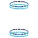 thumbnail image 3 of Qarigey 2 piezas trenzadas bohemia tobilleras tejidas conjunto cordón brazaletes pierna cadena tela hecha a mano ajustable para la playa Type3 NO3, 3 of 6