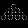 thumbnail image 3 of 10pcs 65mm Articulated Buckle Rings for Albums Scrapbooks (Silver), 3 of 8