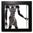thumbnail image 1 of Ancient Egypt Anubis Totem Fresco Black Square Frame Picture Wall Tabletop, 1 of 3