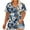 GD, variant on Horkkom Plus Size Tunic Tops for Women Floral Print V Neck Short Sleeve Shirts Summer Casual Loose Blouses XL-5XL
