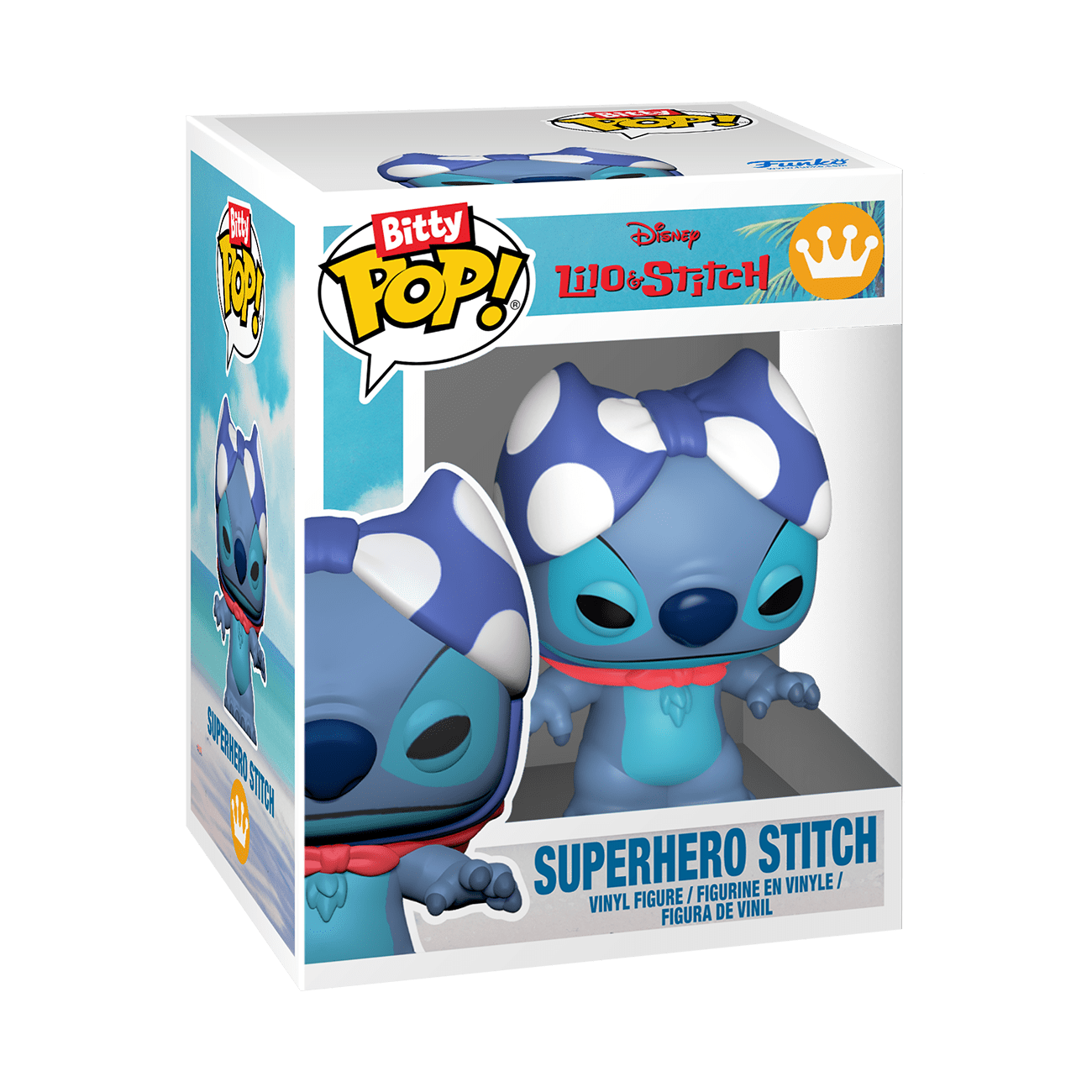 Funko Bitty POP! Box: Lilo & Stitch - Lilo's Home with Superhero Stitch and Lilo with Scrump Collectible Vinyl Mini-Figure