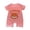 Hot Pink, variant on Baby Boy Rompers Short Sleeve Cotton Toddler Rompers Graphic Print Baby Clothes One-Piece Outfit Newborn Romper Baby Boy White,0-3 Months