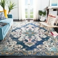 thumbnail image 2 of SAFAVIEH Madison Richmal Oriental Area Rug, Navy/Grey, 9' x 12', 2 of 8