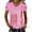 Pink, variant on Women's 250th Anniversary USA Shirt Independence Day Top 4th of July Shirts America 250 Merchandise V Neck Flag Graphic Casual Tee