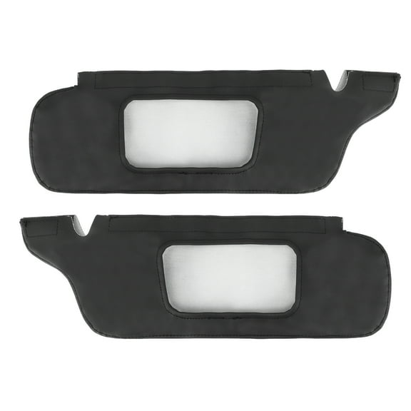 Unique Bargains Sun Visor Cover for Ford for Mustang 1994-2004, Vinyl Leather Trim, Car Sunvisor Protector Covering, Left and Right Side, Anti-Scratch, Black, 2 Pcs