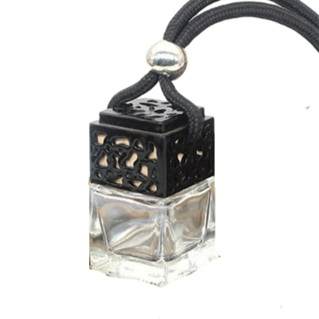 Speravity Difusor de aire para espejo retrovisor de coche Universal, caja cuadrada, ambientador para vehículos, decoración de botellas, adorno para Automoción decorativa y accesorios Negro Speravity VI017535-01