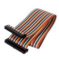 thumbnail image 3 of Unique Bargains 50cm 40 Pin 40 Way F/F Connector IDC Flat Rainbow Color Ribbon Cable 2pcs, 3 of 3