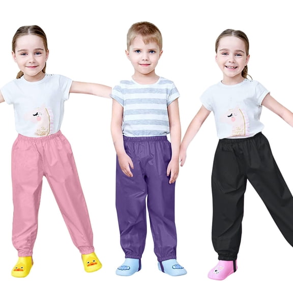 Toddler/Little/Big Girls & Boys Trail and Rain Splash Pants