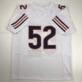 thumbnail image 4 of Autographed/Signed Khalil Mack Chicago White Football Jersey Beckett BAS COA, 4 of 4