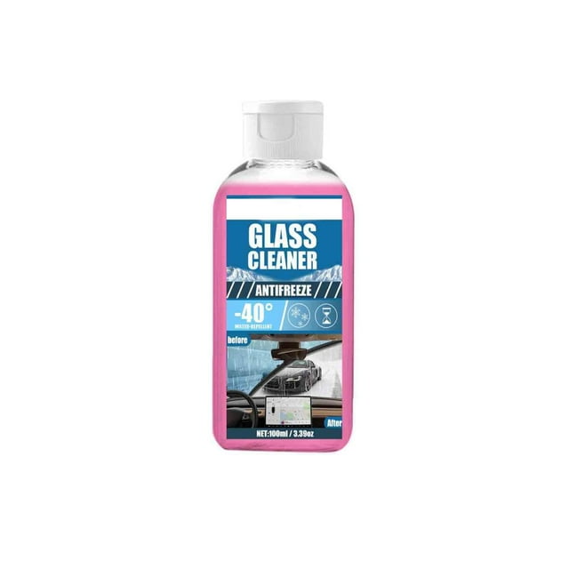 100mL Antifreeze Windshield Washer Fluid for Cars - Winter-Ready Solution to Melt Ice and Improve Visibility