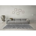 thumbnail image 3 of Ahgly Company Indoor Square Abstract Gray Modern Area Rugs, 7' Square, 3 of 4