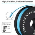 thumbnail image 6 of GEEETECH PLA 3D Printer Filament 1.75mm Water Blue, Dimensional Accuracy +/-0.03mm, 1kg (2.2lbs) , 1080 Feet （330m）per Roll, Vacuum Packaging, Toughness Enhanced, Fit for Most 3D FDM Printer, 6 of 6