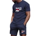 thumbnail image 4 of Conjunto de pantalones cortos estampados para hombre, camiseta de manga corta, transpirable, de secado rápido, para correr, novedad de verano, 2024, 4 of 4