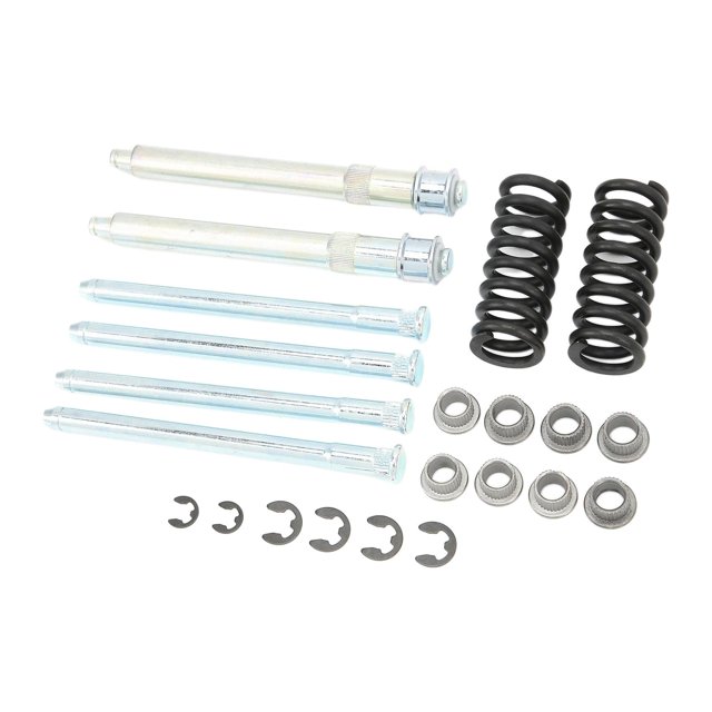 Buje de pasador de bisagra de puerta de metal, pasador de bisagra de puerta y resorte con kit de bujes, se adapta a GMC SUV, metal duradero, Soledad Buje de pasador de bisagra de puerta