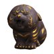 thumbnail image 2 of Estatua de mascota de té, suerte, fortuna, coleccionable, mini escultura, figura en miniatura para violeta dorado, 2 of 9