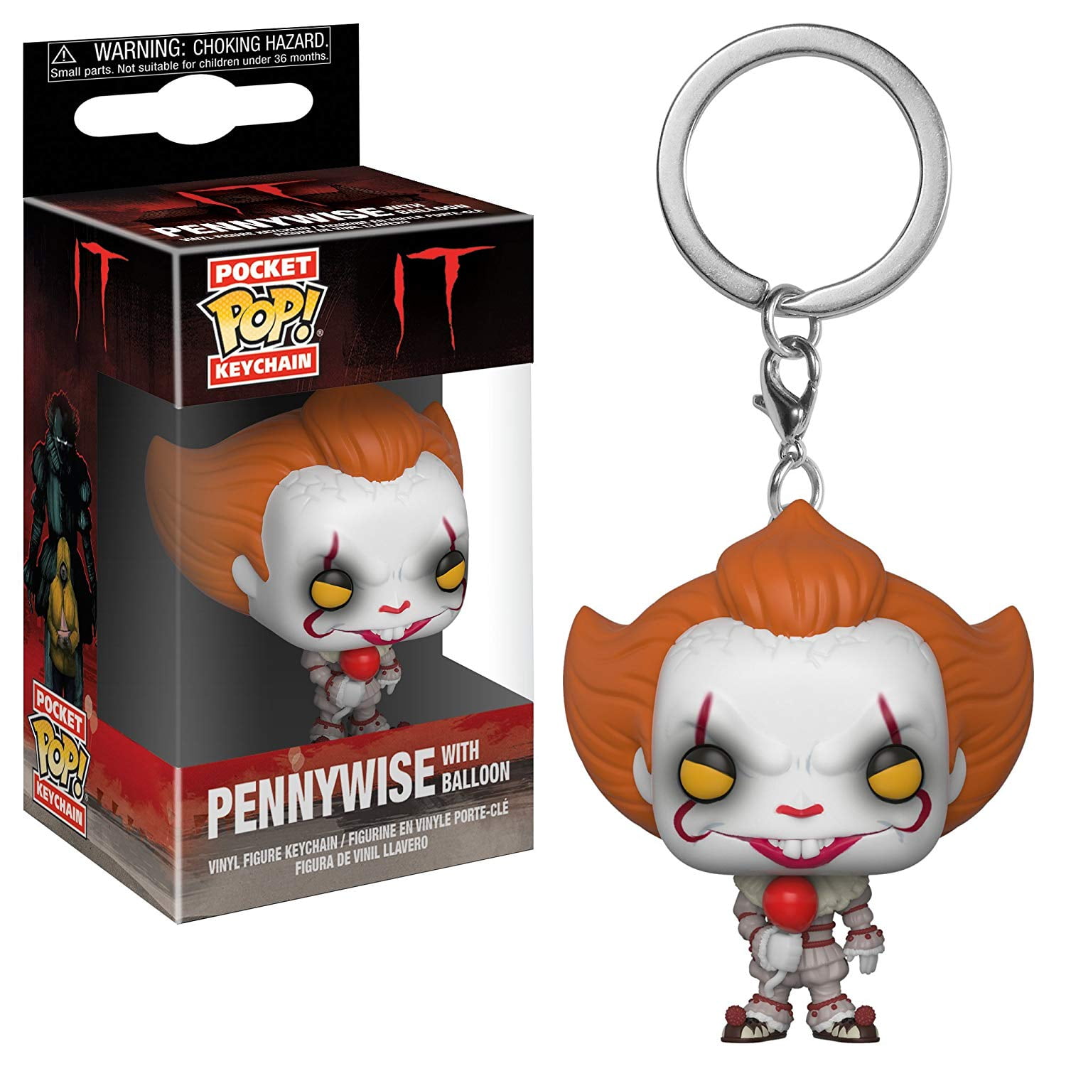 Funko It Chapter 2 Pocket Pop Pennywise Keychain With Dog Tongue for sale online