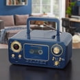 thumbnail image 5 of Reproductor de CD estéreo portátil Studebaker con Bluetooth Blue, 5 of 5