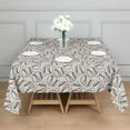 thumbnail image 3 of Beige Baseballs with Hearts Pattern Square Tablecloth,Waterproof Square Table Cover,Wipeable Spillproof Washable Table Cover for Home Kitchen Party Decor 60"x60"(152x152cm), 3 of 6