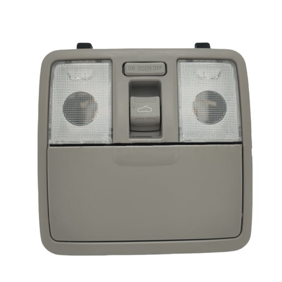 Interior Overhead Sunroof Switch Console Roof Map Lamp Dome Reading Light With Glasses Storage For Kia For Forte ForCerato Replaces 92800A7100 92800B5100-beige gray