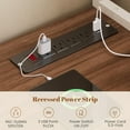 thumbnail image 6 of SEDETA Farmhouse L Shaped Office Desk with 6 Drawer, Reversible Computer Desk with Power Outlet, Hutch for Home Office/Two Person, Corner Desk with File Drawer & Printer Storage Shelves, White, 6 of 9