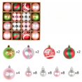 thumbnail image 3 of 44 bolas de Navidad para árbol de Navidad, adornos colgantes para fiestas en el hogar, decoración para árbol, bolas para fiestas, colgantes esféricos, 3 of 5