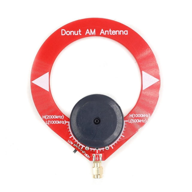 Antena circular AM MW/SW Donut Antenna Fácil de instalar para radio (rojo 1pc) Sywqhk Para estrenar