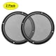 thumbnail image 1 of Cubierta de rejilla para altavoz Uxcell Metal de 3.5 pulgadas 96.7mm Círculo decorativo de malla Protector de subwoofer Negro 2 piezas, 1 of 5