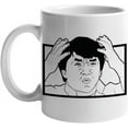 thumbnail image 2 of Jackie Chan Internet Meme Reaction Mug Gift, White Funny Sarcasm Coffee Cup Novelty, 2 of 5