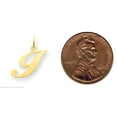 thumbnail image 2 of 14K Yellow Gold Medium Fancy Script Initial I Charm, 2 of 4