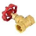 DN15 G1/2in Brass Globe Shut Off Valve Female Thread Two Seals Stop ...