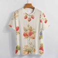 thumbnail image 3 of Various Fruits Women's T-Shirt Short Sleeve T Shirts Tops Tee Ladies Loose T, 3 of 6