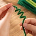 thumbnail image 6 of Pipe Cleaners Green 500 Pack Chenille Stems for DIY Art Craft Halloween Indoor Decorations Fall Christmas Craft Projects for Kids, 6 of 7